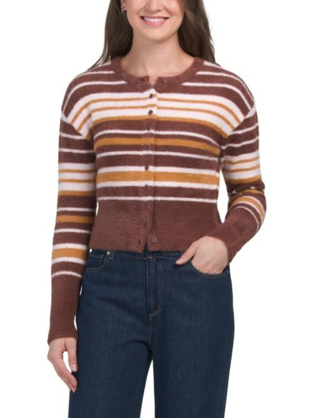 WILLOW & WIND Striped Cardigan